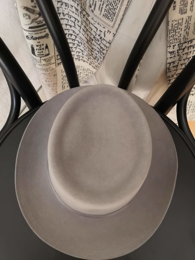 pánský šedý klobouk Alcapone