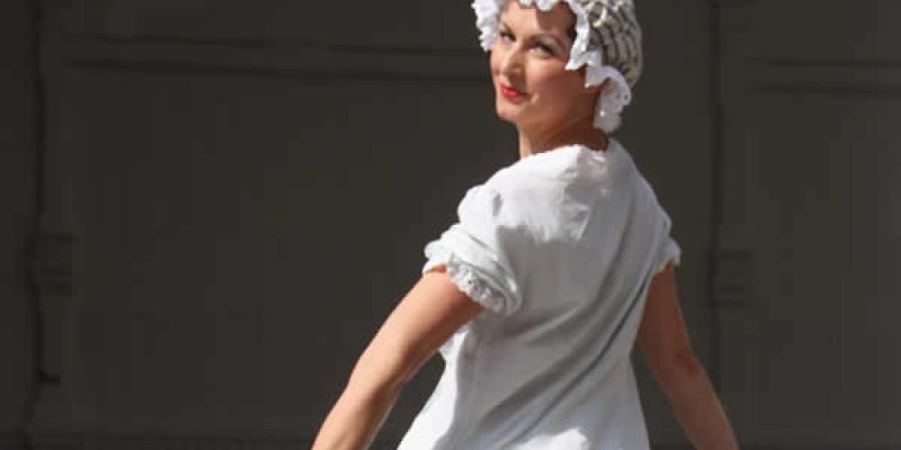 Prádlový komplet kraťasy a&nbsp;halena – jemný zelený proužek